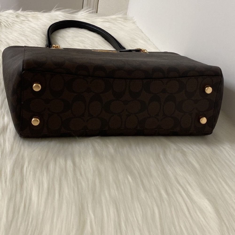 New💃Coach Marlie Tote In Signature Canvas purse - Picture 5 of 11
